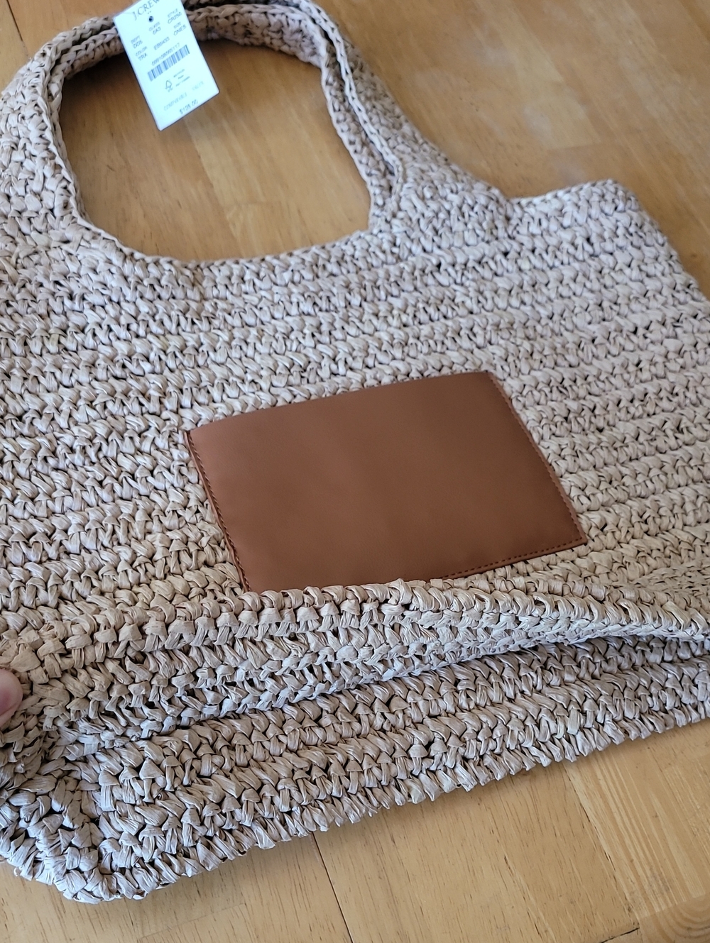 J. Crew Packable Straw Tote Bag - Picture 5 of 9